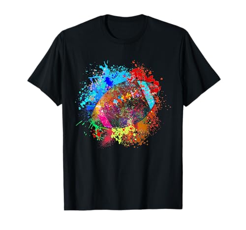Bunter American Football Splash Design T-Shirt Bunter American Football Splash Design T-Shirt