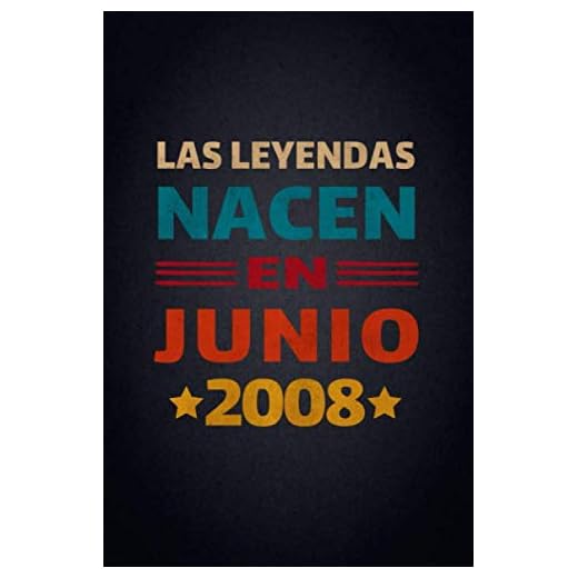 Las Leyendas Nacen En Junio 2008: Diario Cuaderno, Diario De Recuerdos,Regalo de cumpleaños para mujeres y hombres niñas niños novias novios madre ... cumpleaños, diario y cuaderno para cumpleaños