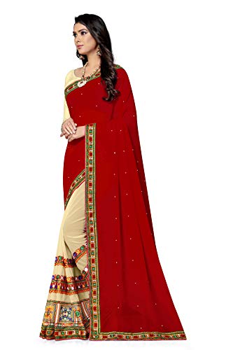 Image of SERONA FABRICS Ethnic Saree (or) Sari for Women, Ideal for Wedding, Party, Festive & Daily Wear
