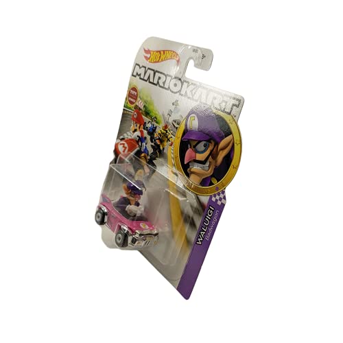 DieCast Hotwheels Mario Kart Waluigi Badwagon miniatura 4