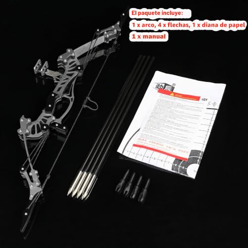 Arco compuesto para entrenamiento de tiro con arco y kit de práctica regulable 5