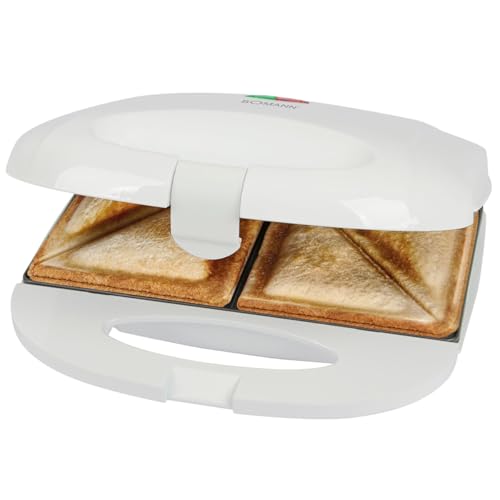 Appareil à Sandwich Croque-monsieur Blanc Bomann ST6073CB-Blanc