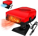 🔥🔥POR FAVOR, TENGA EN CUENTA🔥🔥La salida del encendedor no puede ser inferior a 12V/150W. Portátil Calentador Coche sólo para los vehículos de la familia, tales como sedanes de 12V y SUV, aire acondicionado y otros aparatos de uso común. Por favor, confirme antes de comprar.