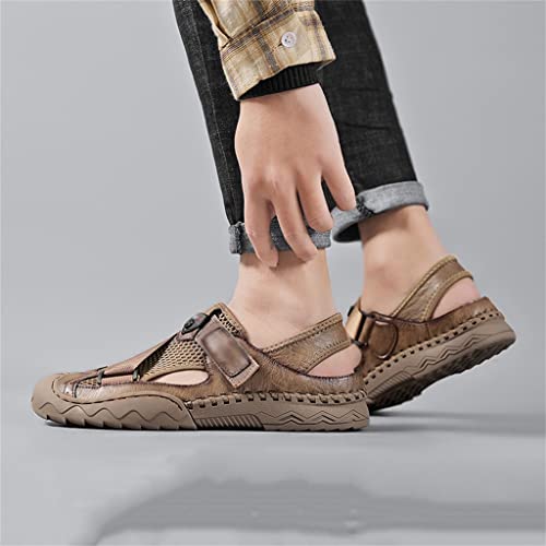 Men Shoes Casual Shoes Hiking Handmade Sandals Lightweight Non-Slip Driving Flats Climbing Outdoor Shoes Beach(43)3