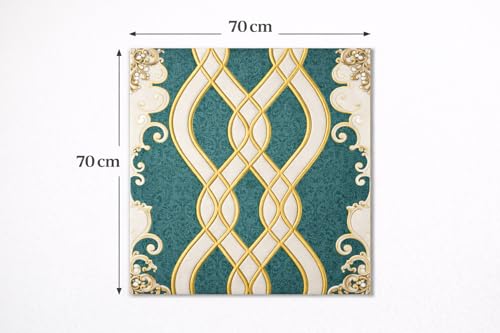Image of Barebeauty 3D Wall Panel Wallpaper, Self Adhesive PE Foam Brick Sticker, Waterproof Wall Covering for Home Decor, 70 x 70 cm (Pack of 1, 5.27 Sq. Ft. Approx)