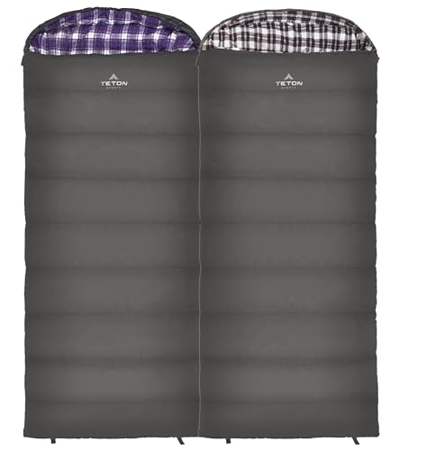 Image of Teton Celsius Regular, 25F, 20F, 0F Degree Sleeping Bags, All Weather Bag for Adults and Kids, Camping Made Easy and Warm, Travel Sack Included