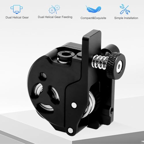 Extrudeuse 3D double vitesse ratio 6,25:1 pour impression haute précision