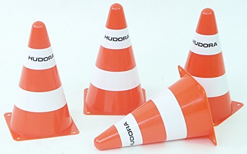 Preisvergleich Produktbild 96 Stück Hudora Pylonen ca. 25 cm hoch