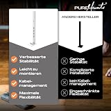 Puremounts PM-VAC-01 Stojak na Odkurzacz, Aluminium, Biały