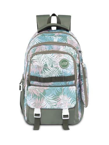 Image of Lavie Sport Foliage Laptop Backpack | 36 Liters | Fits Upto 16 Inch | Laptop Compatiable | Rain Cover | Gift for Boys & Girls