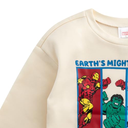 Ropa de Marvel Avengers para el colegio y parque con sudadera cómoda de niño 3