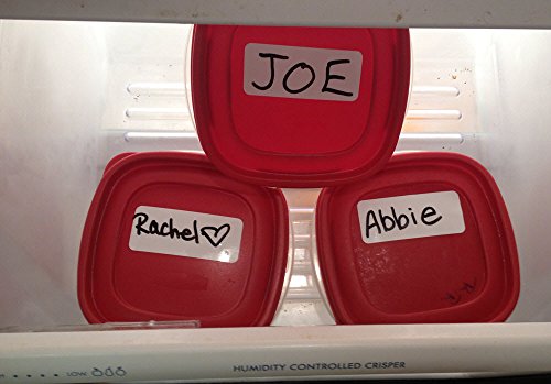 Dry Erase Labels Stickers with Dry Erase Marker-Heavy Duty 4 mil Vinyl White Board Wall Stickers-Pack of 80 (1" x 2.5") Removable Peel and Stick Labels-Many Kinds to Choose from-Made in The USA! - Thumbnail 2
