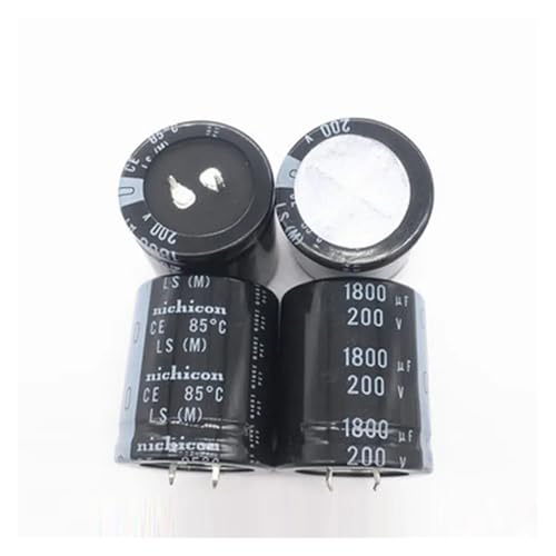 Condensador electrolítico 200V 1800UF LLS2D182 para reparación electrónica de potencia 1