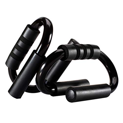 BESPORTBLE Um par de suportes de empurrar para musculação, equipamento esportivo tipo S, ferramenta