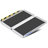 Ruedamann 2FT 30.3' Wheelchair Ramp, Portable Wheelchair Ramp for Home Entrance, 30-1/4' Wider...