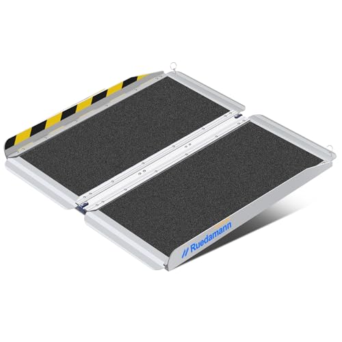 Ruedamann 2FT 30.3' Wheelchair Ramp, Portable Wheelchair Ramp for Home Entrance, 30-1/4' Wider...