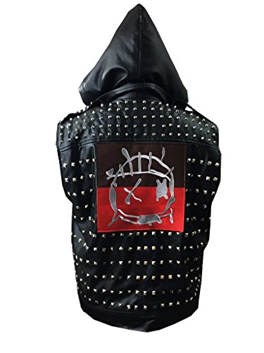WD 2 Watch Dogs Dedsec Wrench Jacket Shawn Baichoo Vest Real Leather4