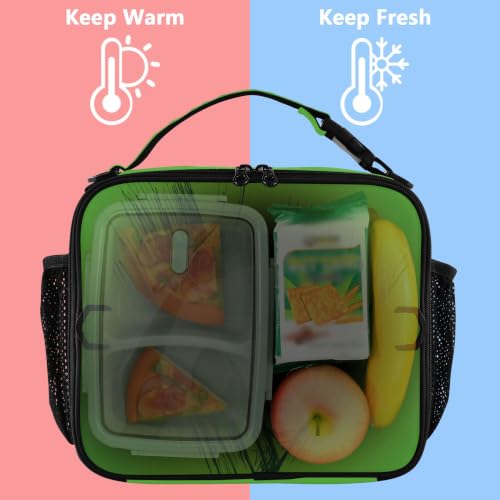 Bolsas de almuerzo aisladas reutilizables lonchera térmica para niños 5