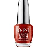 OPI Infinite Shine 2 Long-Wear Lacquer, Now Museum, Now You Don't, Red Long-Lasting Nail Polish,...