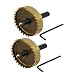 New Lon0167 53mm Cutting Featured Dia HSS Triangle reliable efficacy drill hole Toothed Twist Drill Bit Hole Saws 2pcs(id:a6c 0d 0d 050)
