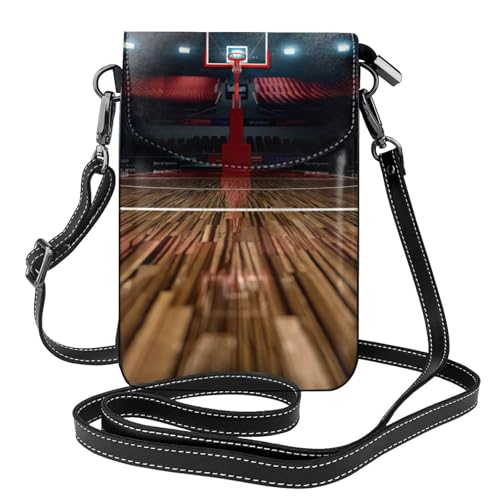 Mini sac à bandoulière téléphone en cuir synthétique fin pour femme