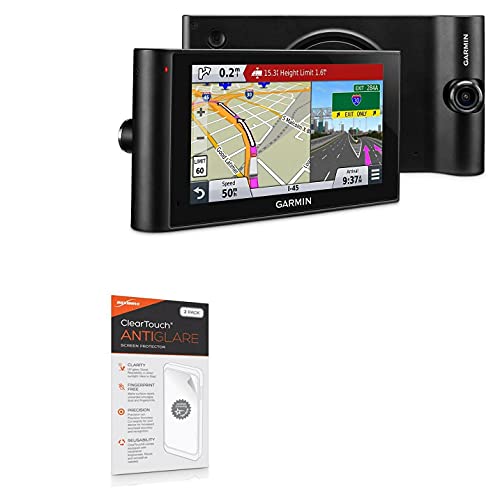 BoxWave Screen Protector Compatible with Garmin dezlCam LMTHD - ClearTouch Anti-Glare (2-Pack), Anti-Fingerprint Matte Film Skin for Garmin dezlCam LMTHD