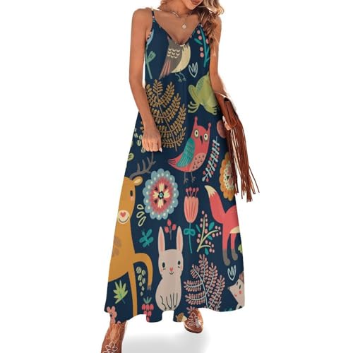 Robe longue pour femme ete sans manches pour eviter de transpirer a la plage