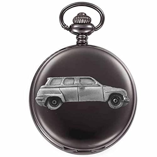 Montre gousset voiture suédoise pour costume homme et réunions