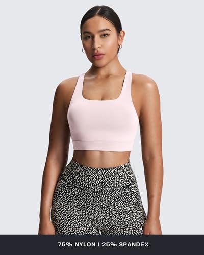 Image of Aoxjox Women's Workout Sports Bras High Impact Fitness Training Gym Khloe Bra Yoga Crop Tank