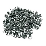 HpLive 100 Stück Ersatz-Anti-Rutsch-Spikes für Outdoor-Steigeisen-Stiefel und Schuhe, kompatibel mit Schneefeld- und Eisflächen, für sicheren Halt im Winter(Stahlklampen)
