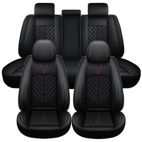 Genérico Funda Asientos Coche para K𝗂a Sorento Fundas para Asientos Coche,Juego Completo de Protectores Asiento Cuero Delanteros y Traseros,Cubierta de Asiento Coches 123 plazas