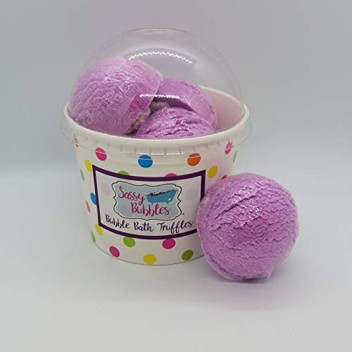Raspberry Boom Bubble Bath Truffles, 5 pack by Sassy Bubbles