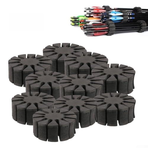 Arrow Holder 12 Pcs EVA Foam Rack Separator for Recurve Bow Hunting Gear 6mm to 8mm Shaft Protection(5pcs)