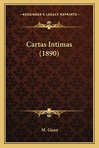 Cartas Intimas (1890) (English and Spanish Edition)