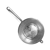 EMGA 064.032 Edelstahl Gemüse Seiher, 22cm Durchmesser