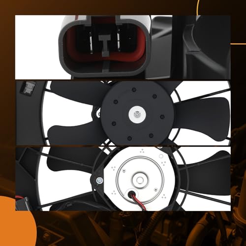 Image of maXpeedingrods 621386 A /C Condenser Cooling Fan for Honda Element 2007-2011, 38611PZDA01 38615PZDA11 HO3113125