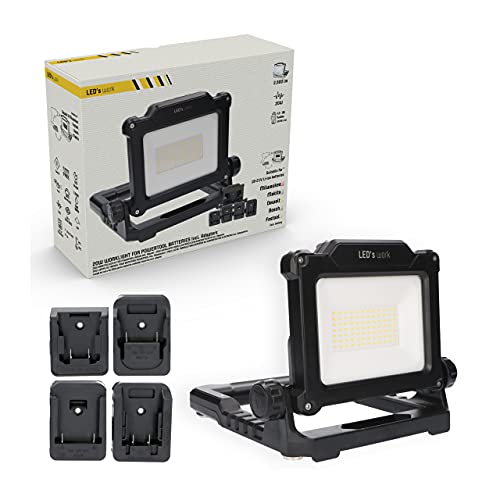 Proventa WorkLight Foco de trabajo LED 20W compatible con baterías recargables 18V Cover
