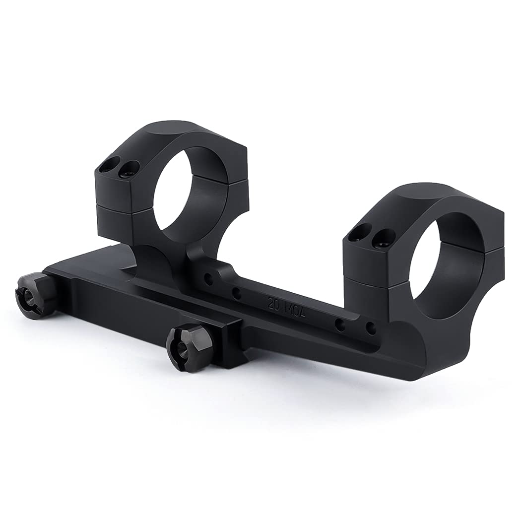 JDAMALEYWO Cantilever Offset Dual Ring 20 MOA Scope Mount 34mm for Picatinny Rail