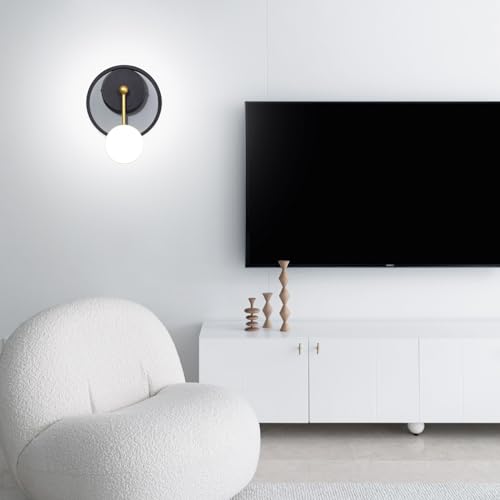 Image of XEYOU 18W Modern Wall Sconce Lighting Indoor LED Creative Wall Light Fixture Clock Shape Decoration Wall Lamp for Living Room Bedroom Stair Corridor