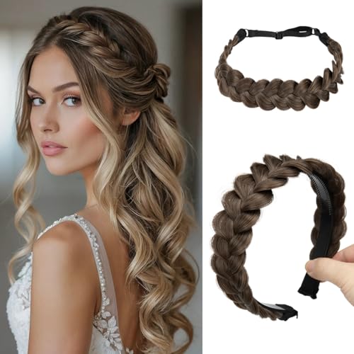 CJL HAIR Braided Headbands Hair Accessories for Women