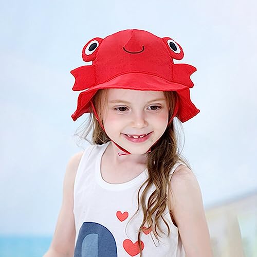 Baby Sun Hat Toddler Bucket Hats with Adjustable Chin Strap UPF 50+ Sun Protection Baby Bucket Hat Wide Brim Beach Hats2