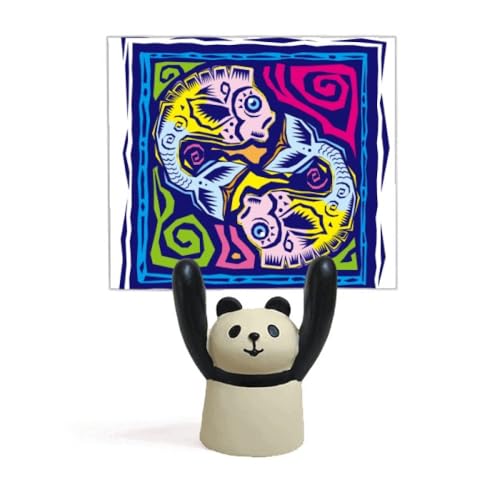 Support pour mémo panda et constellation poissons pour bureau