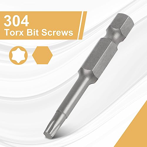 CPROSP 40x Starter Deck Clips with 42 Torx Srews, 1 Torx Bit, Start Clips for Composite Decking, Compatible for Trex Decking Boards - Thumbnail 2