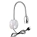 Produktbild Wandleuchten Spotlight-Bett-Leselampe, justierbare Schwanenhalswandleuchte moderne kreative Aluminium-LED-Augen-Schlauchwandleuchte, britisches und amerikanische Norm Plug In Fixture (Color : White)