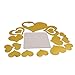 Produktbild CAIRLEE Wandaufkleber Liebe Pfirsich Herz Home Decor Spiegel Wandaufkleber Dekoration für Schlafzimmer Wohnzimmer (Golden)