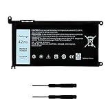 WDXOR Replacement Laptop Battery Compatible with Dell Inspiron 13 14 15 5000 7000 Series 5368 5378 5565 5567 5568 5578 7368 7378 7560 7570 7579 7569 Latitude 3189 3480 3580 3379 Vostro 5468D Series