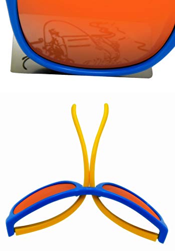 COOLSOME Óculos de sol infantis flexíveis polarizados para meninos e meninas de 3 a 10 anos com alça