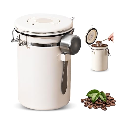 HMCEY Recipiente Cafe Hermetico 11.8 X 18 CM,Bote para Guardar...