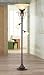 Traditional Torchiere Floor Lamp Tree Bronze Adjustable Alabaster Glass Shades Slide Dimmer for Living Room Reading - Regency Hill