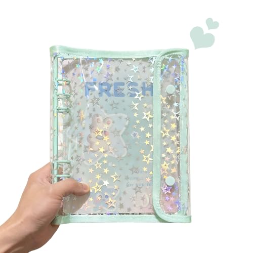 A5シール帳♡シール４枚セット Amazon | シール帳 透明 A5シール帳 女の子 シールバインダー 四コマ内
